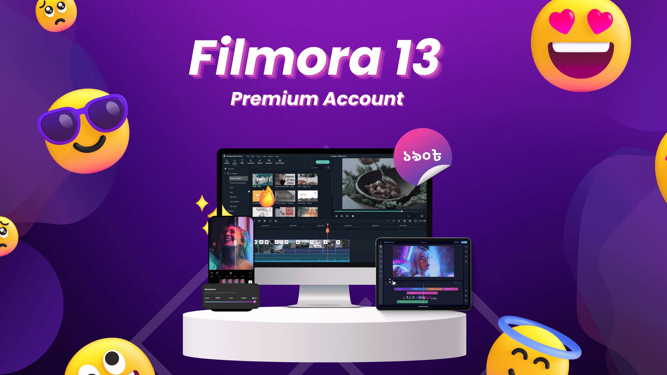 Filmora 13 Premium Account